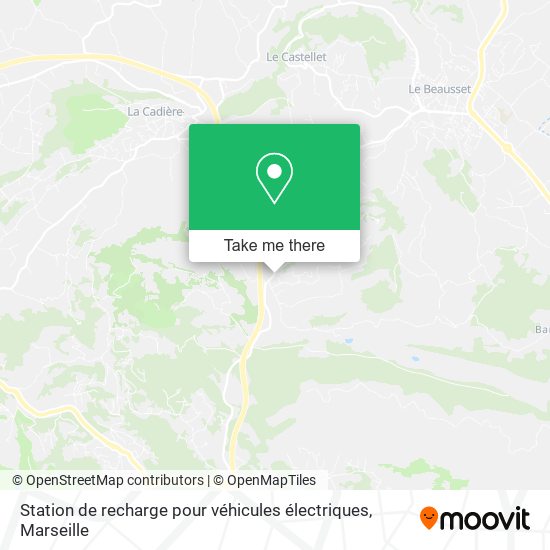 Station de recharge pour véhicules électriques map