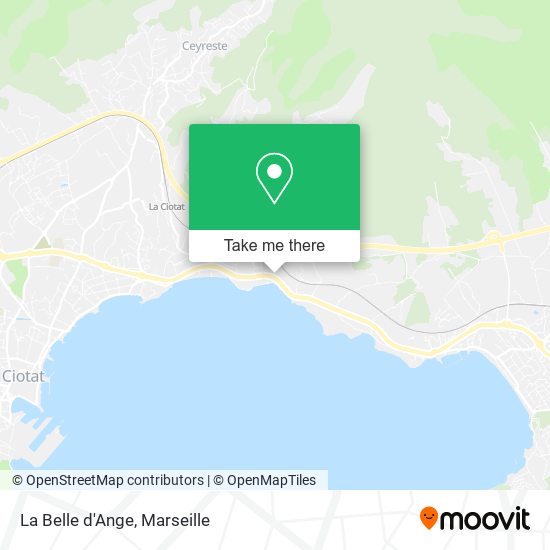 La Belle d'Ange map