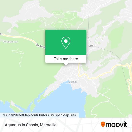 Aquarius in Cassis map