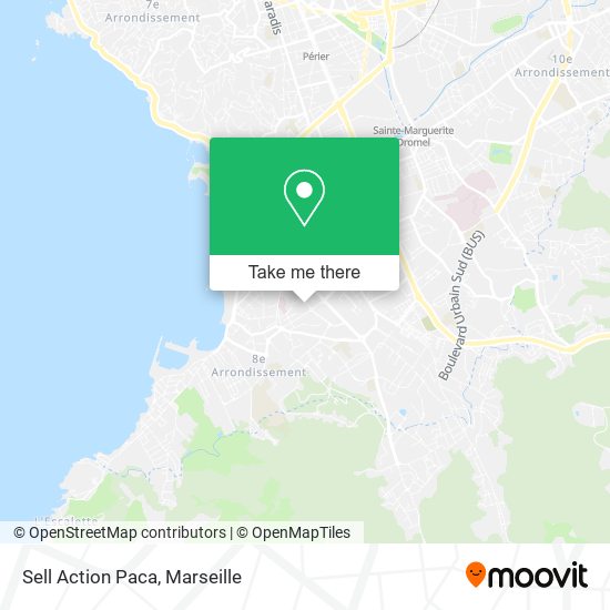 Sell Action Paca map