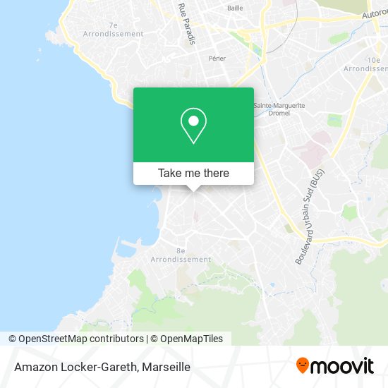 Amazon Locker-Gareth map