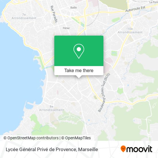 Lycée Général Privé de Provence map