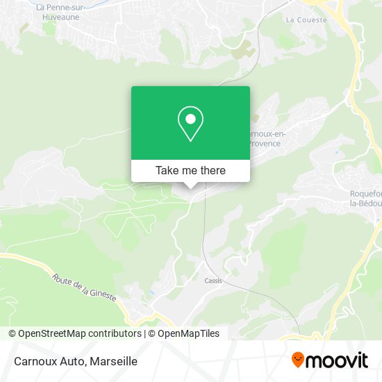 Carnoux Auto map