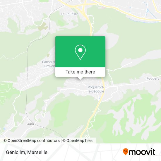 Géniclim map