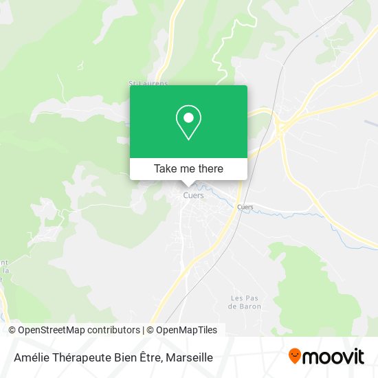 Amélie Thérapeute Bien Être map