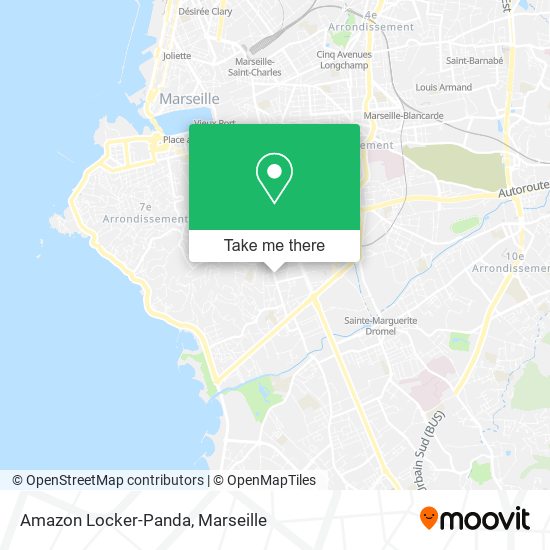 Amazon Locker-Panda map