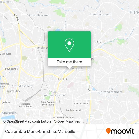 Coulombie Marie-Christine map
