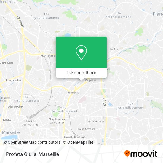 Profeta Giulia map