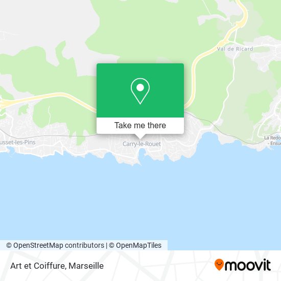 Art et Coiffure map