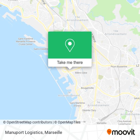 Mapa Manuport Logistics