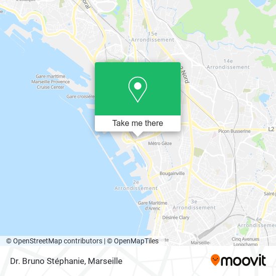 Dr. Bruno Stéphanie map