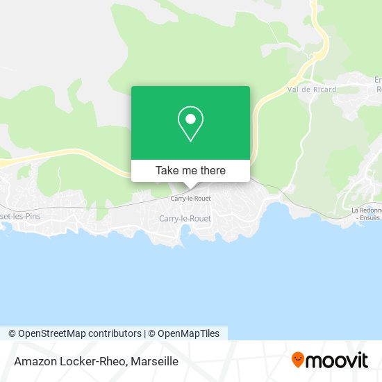 Amazon Locker-Rheo map