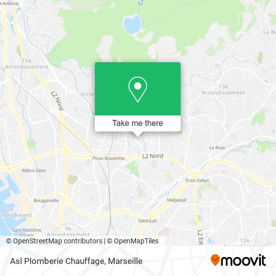 Asl Plomberie Chauffage map