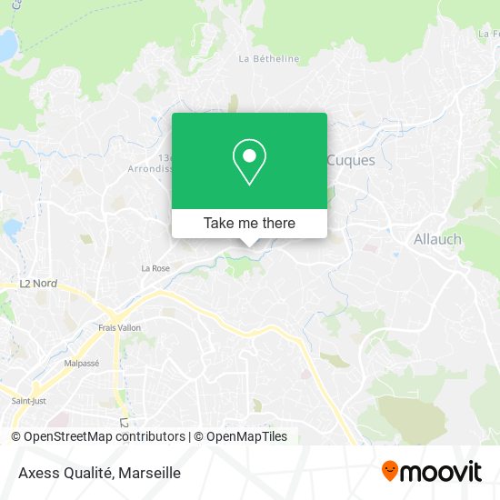 Axess Qualité map