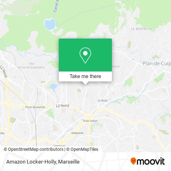 Mapa Amazon Locker-Holly