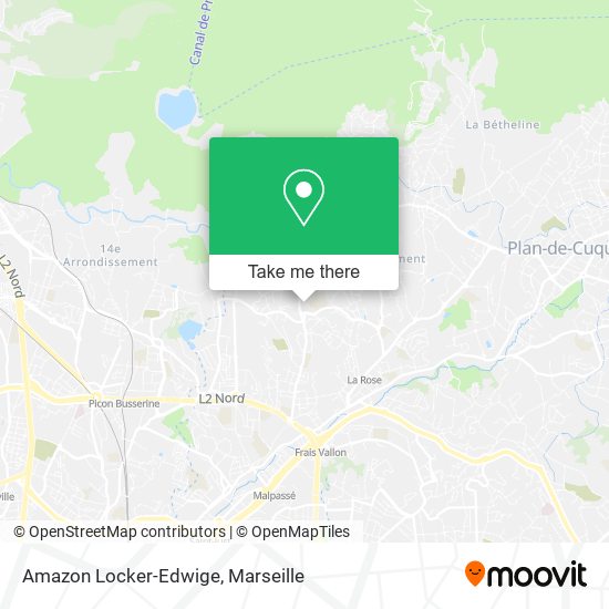 Amazon Locker-Edwige map