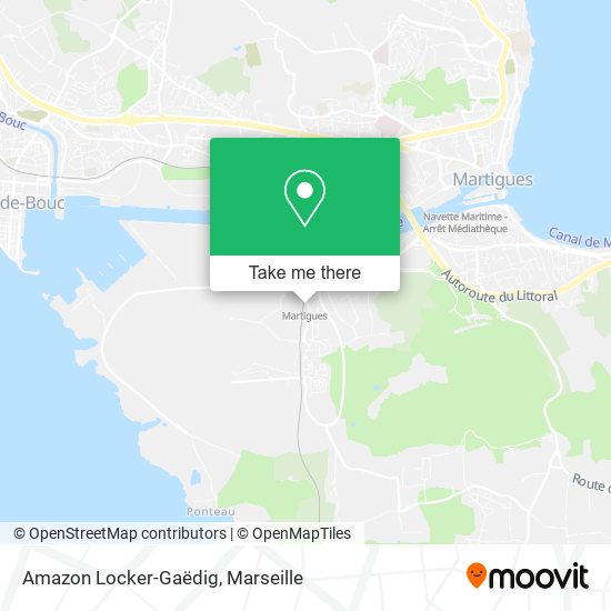 Amazon Locker-Gaëdig map