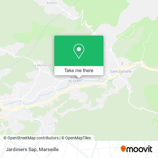 Jardiniers Sap map