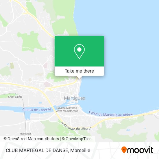 Mapa CLUB MARTEGAL DE DANSE