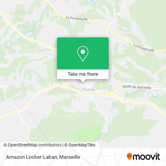 Amazon Locker-Laban map