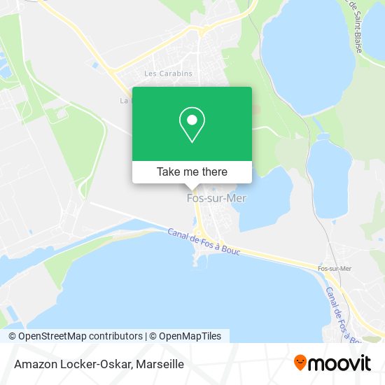 Amazon Locker-Oskar map