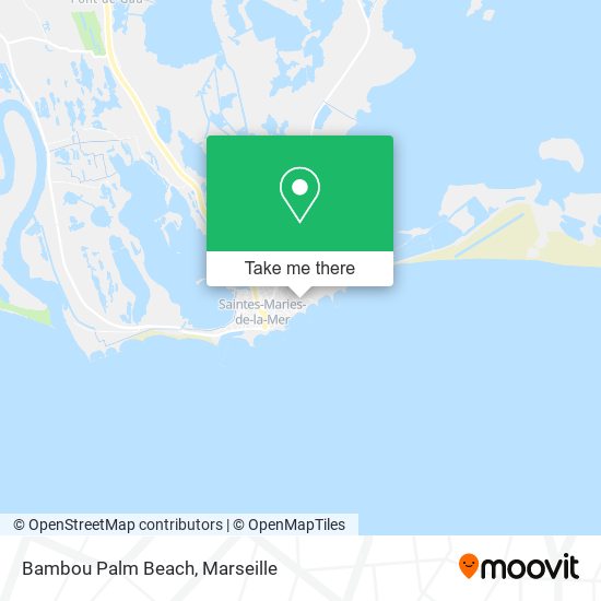 Bambou Palm Beach map