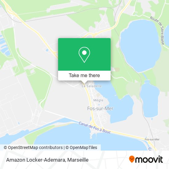 Amazon Locker-Ademara map
