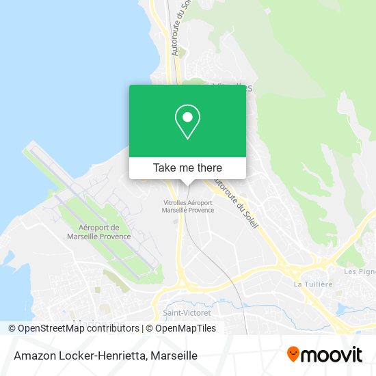 Amazon Locker-Henrietta map