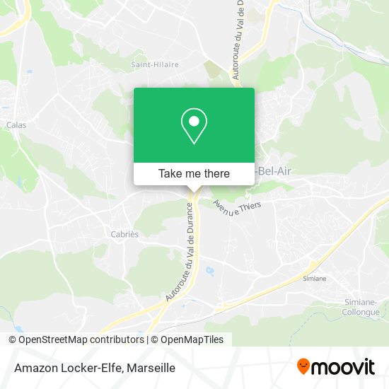 Amazon Locker-Elfe map