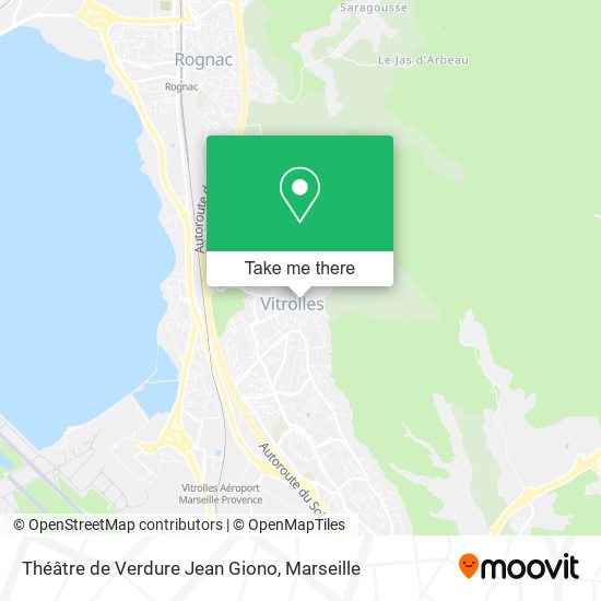 Théâtre de Verdure Jean Giono map