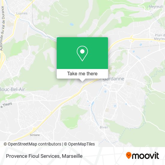 Provence Fioul Services map