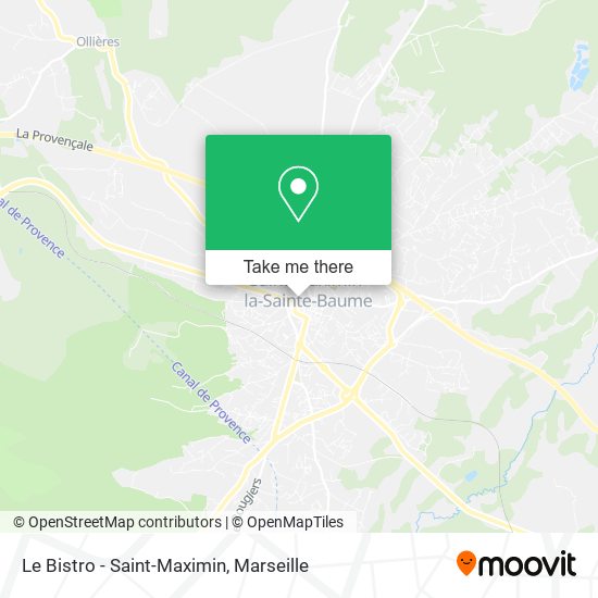 Le Bistro - Saint-Maximin map