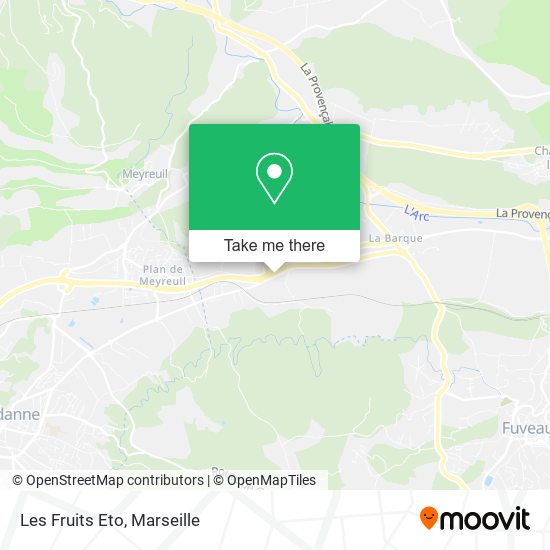 Les Fruits Eto map