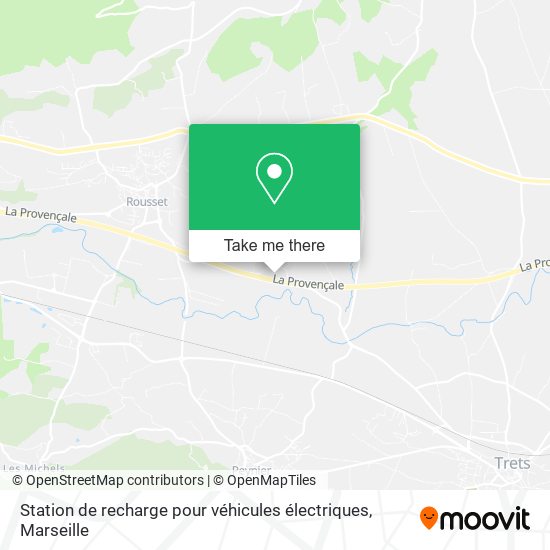 Station de recharge pour véhicules électriques map