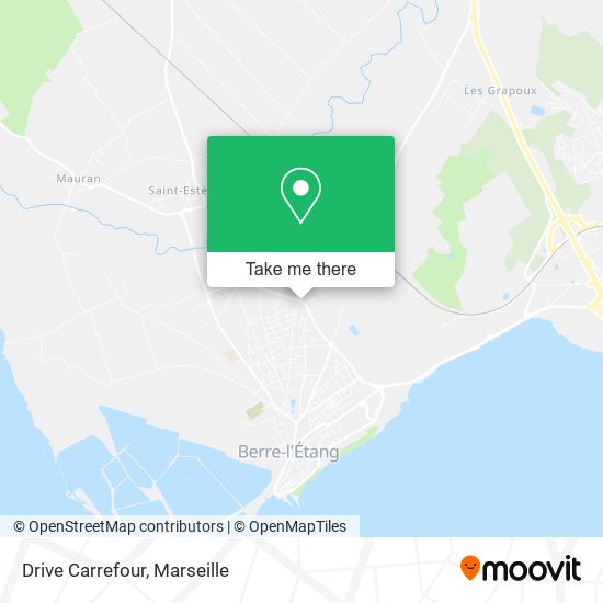 Drive Carrefour map