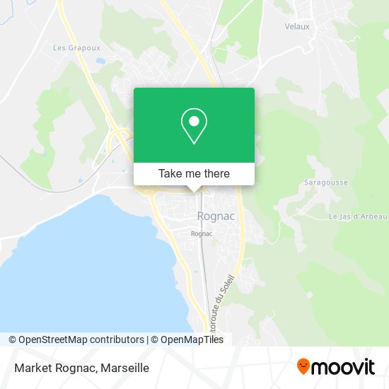 Market Rognac map
