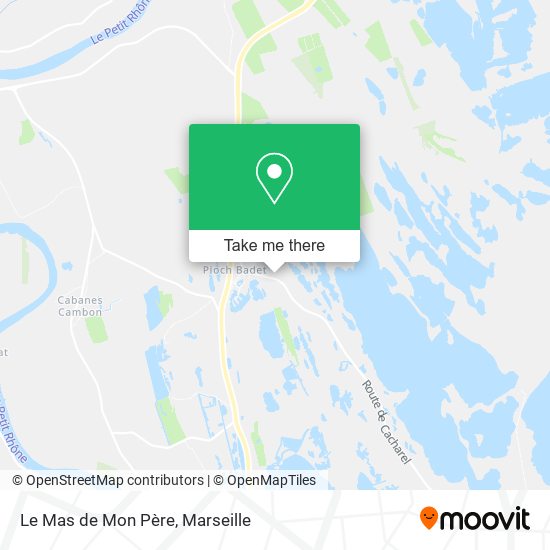 Le Mas de Mon Père map