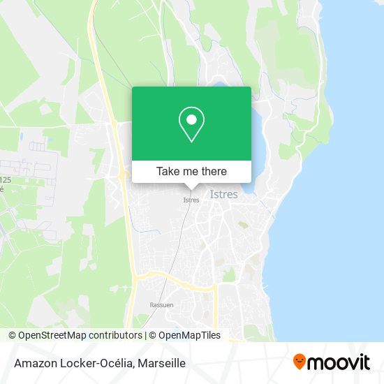 Mapa Amazon Locker-Océlia