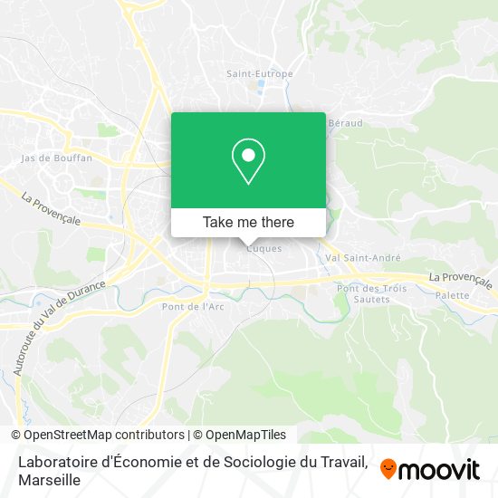 Laboratoire d'Économie et de Sociologie du Travail map