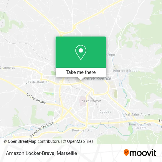 Amazon Locker-Brava map