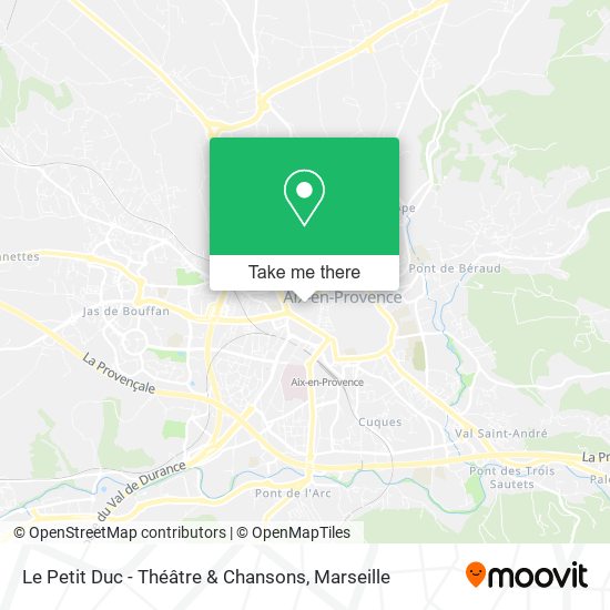 Le Petit Duc - Théâtre & Chansons map