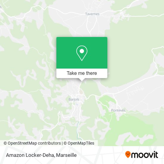 Amazon Locker-Deha map