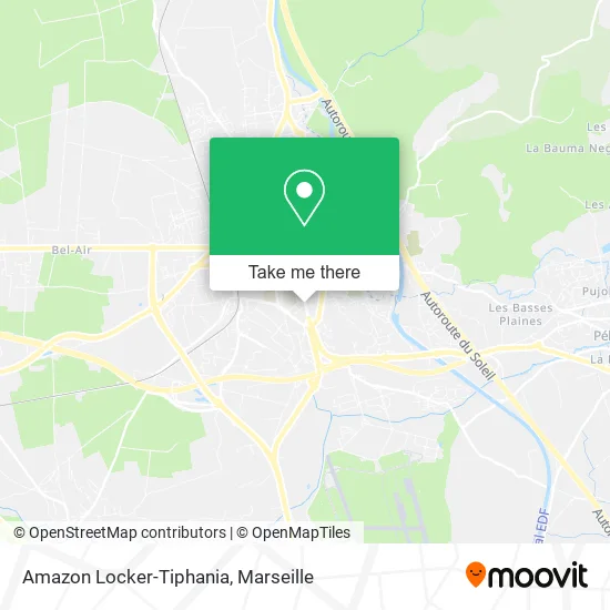 Amazon Locker-Tiphania map
