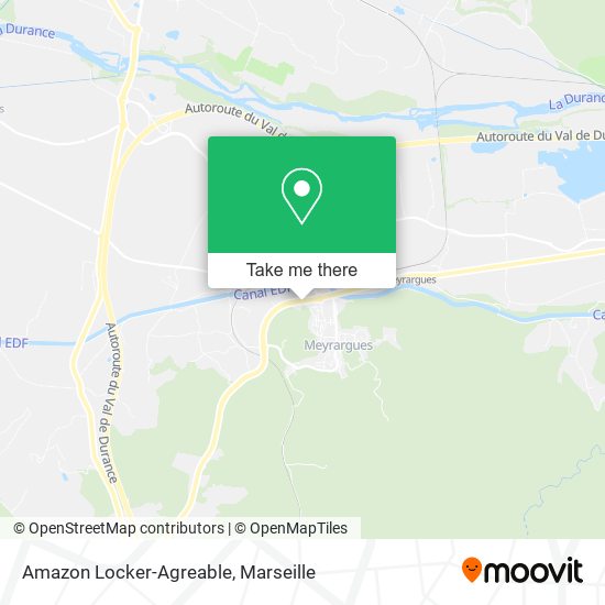 Amazon Locker-Agreable map