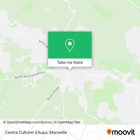 Centre Culturel d'Aups map