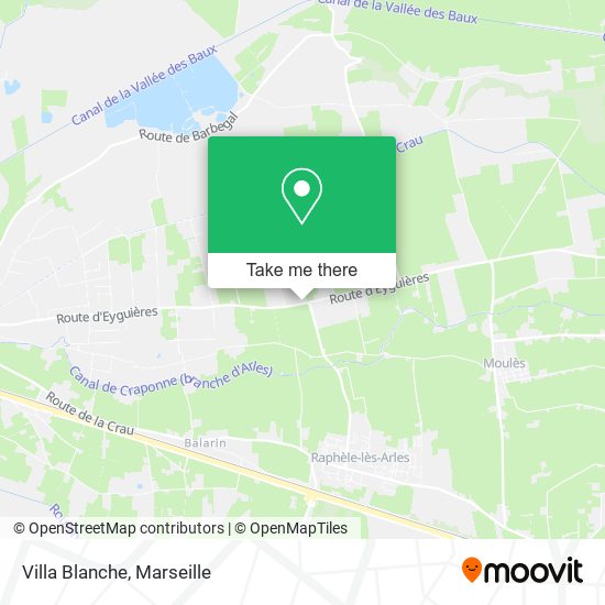 Villa Blanche map