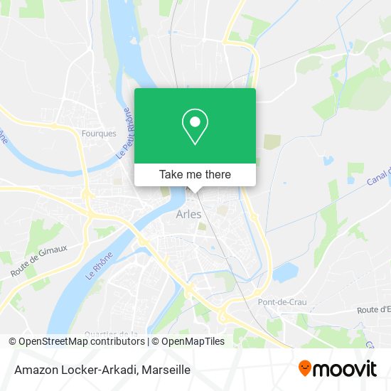 Mapa Amazon Locker-Arkadi