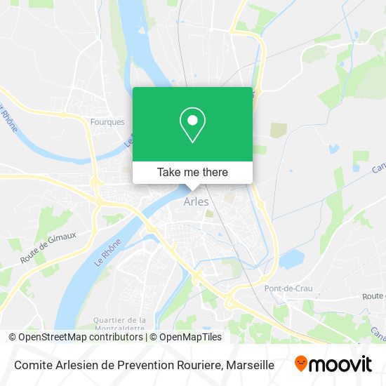 Comite Arlesien de Prevention Rouriere map