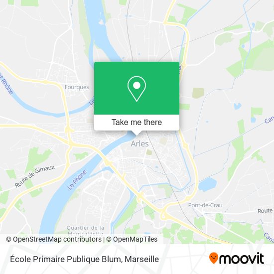 Mapa École Primaire Publique Blum