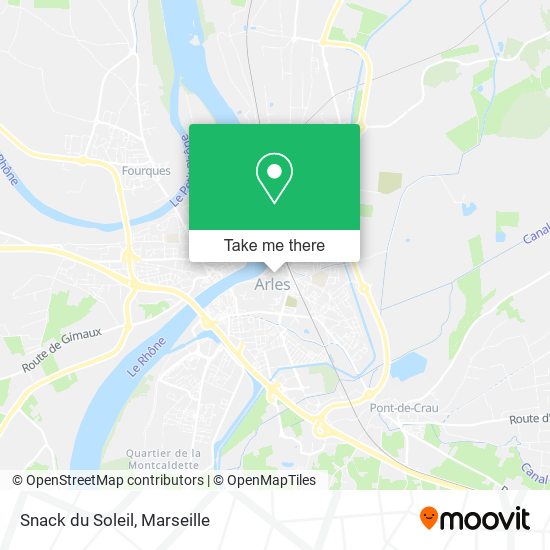 Snack du Soleil map